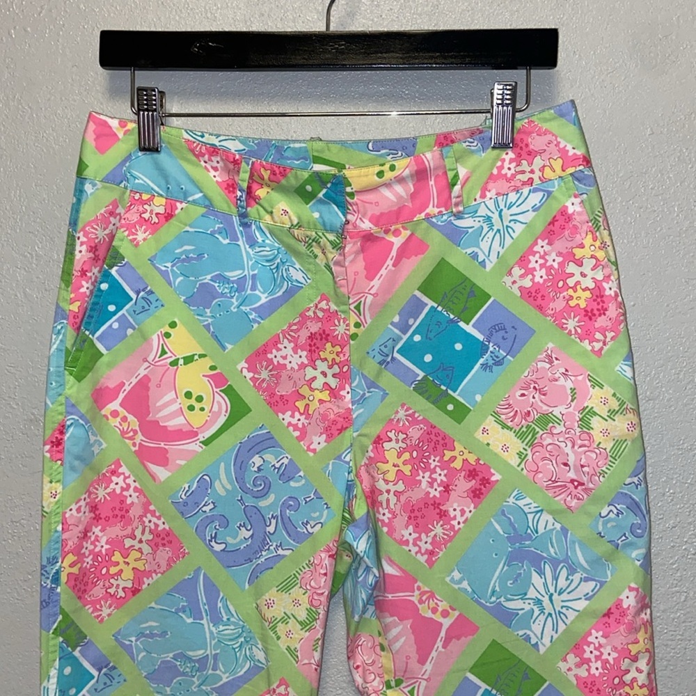 Lilly Pulitzer Surf N Patch Capri Patchwork Stret… - image 2